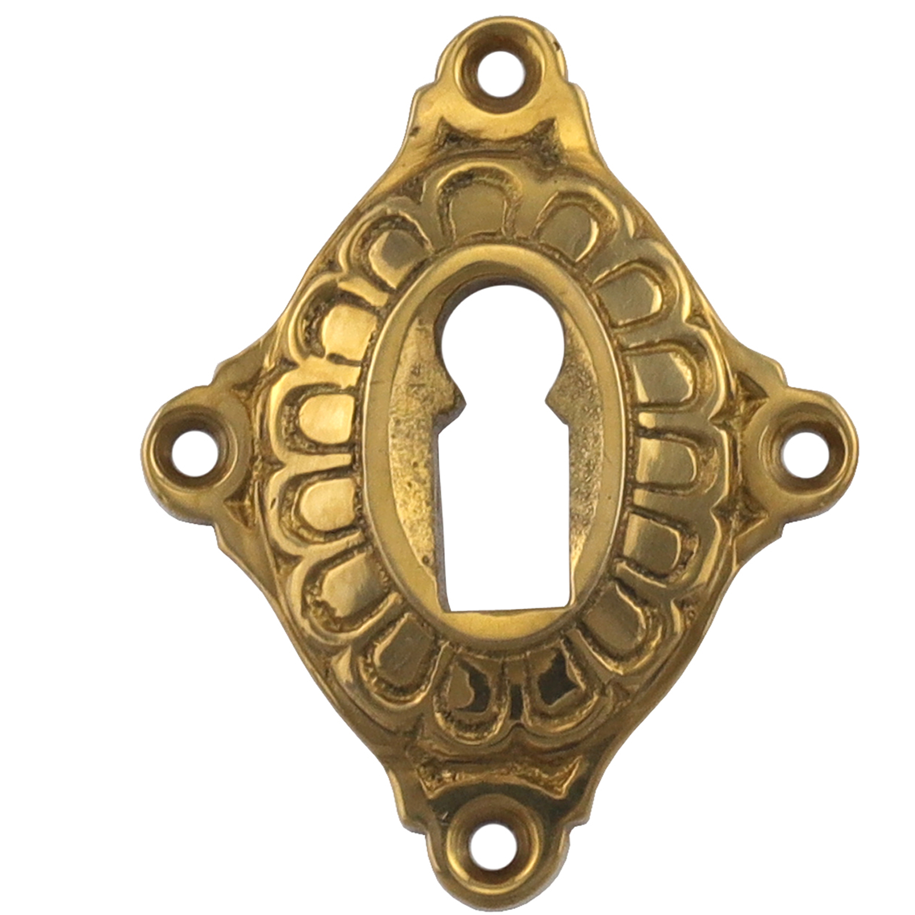 320.0002.35 Rosace de clé - rosette de porte antique, rosace décorative, ferrure de porte