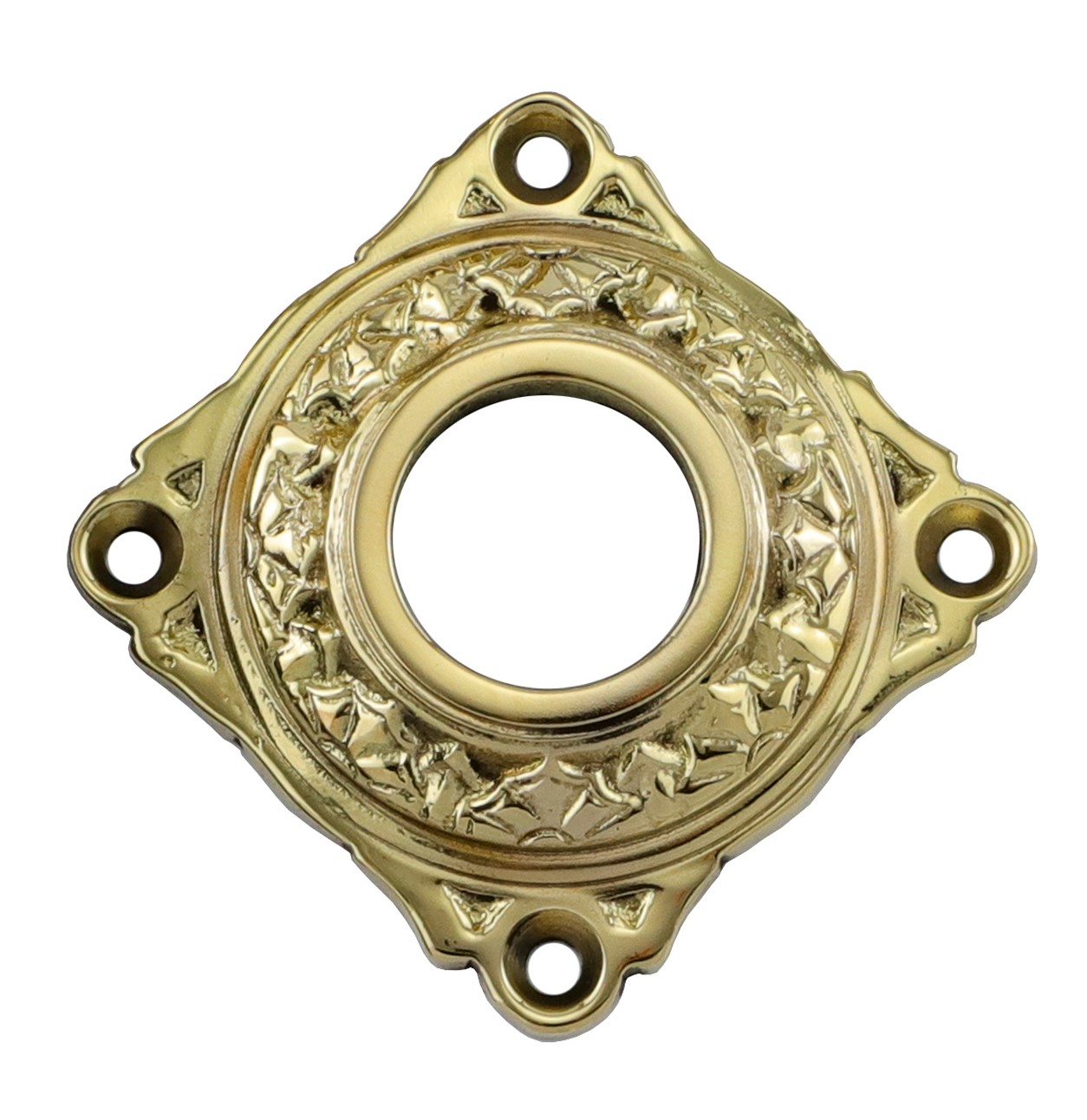 320.0017.35 Rosace de poignée de porte - rosette de porte antique, rosace décorative, ferrure de porte