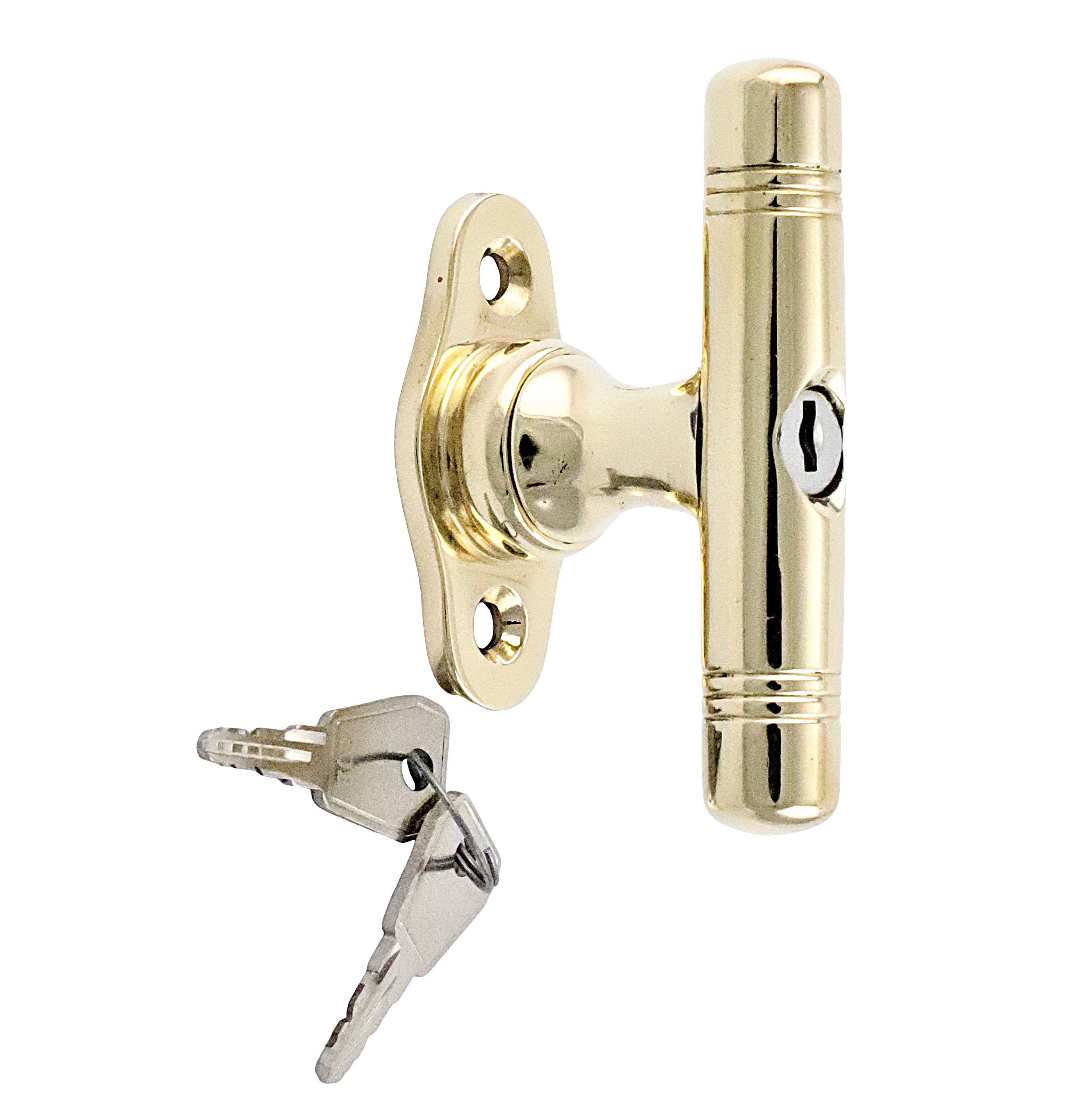 410.0076.35 JCBolive de fenêtre verrouillable style art nouveau - ferrures de fenêtres anciennes, poignées de fenêtres