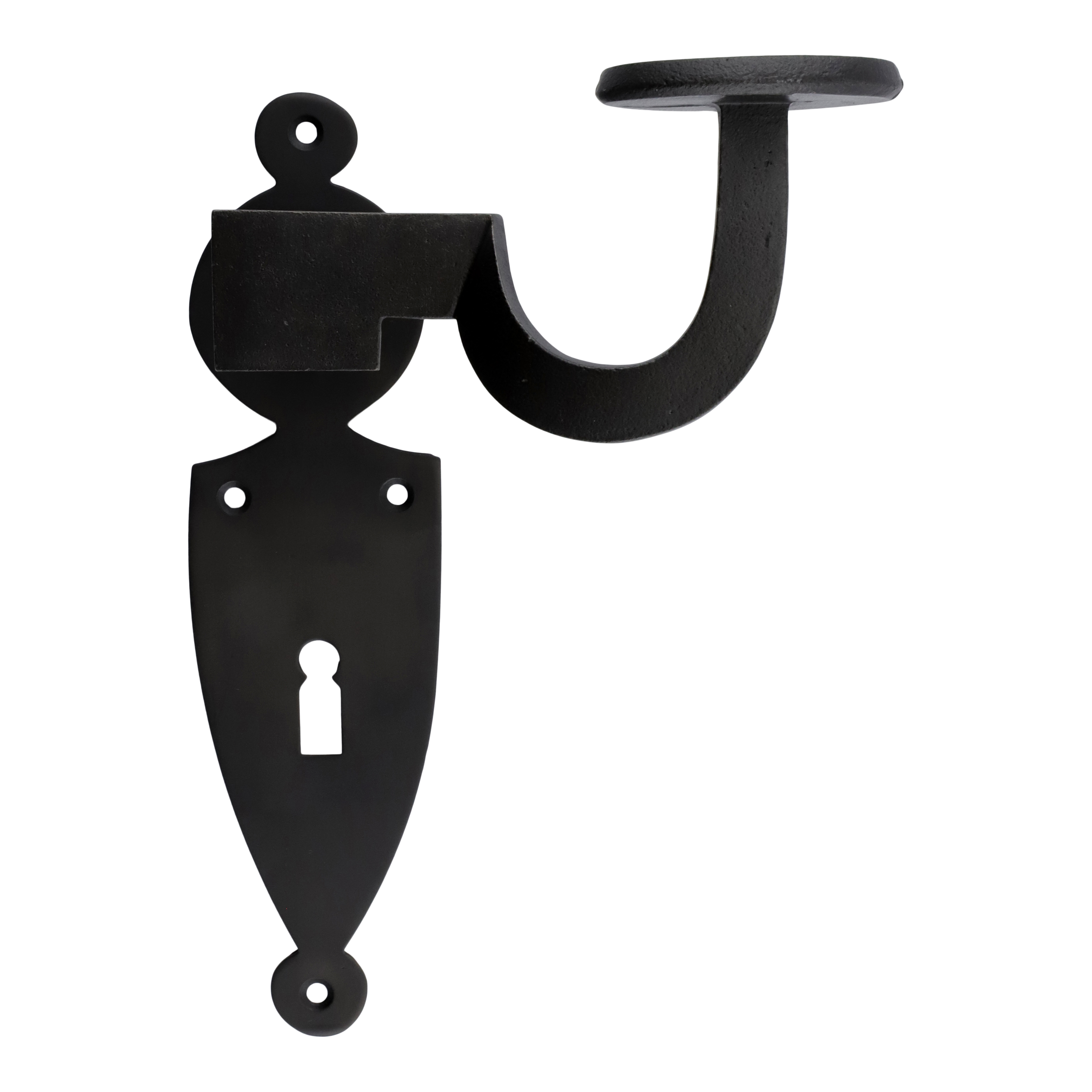 322.0102.70 Poignées de porte avec plaque longue Classicisme Fer noir 322.0102.70 Poignées de porte avec plaque longue Classicisme Fer noir