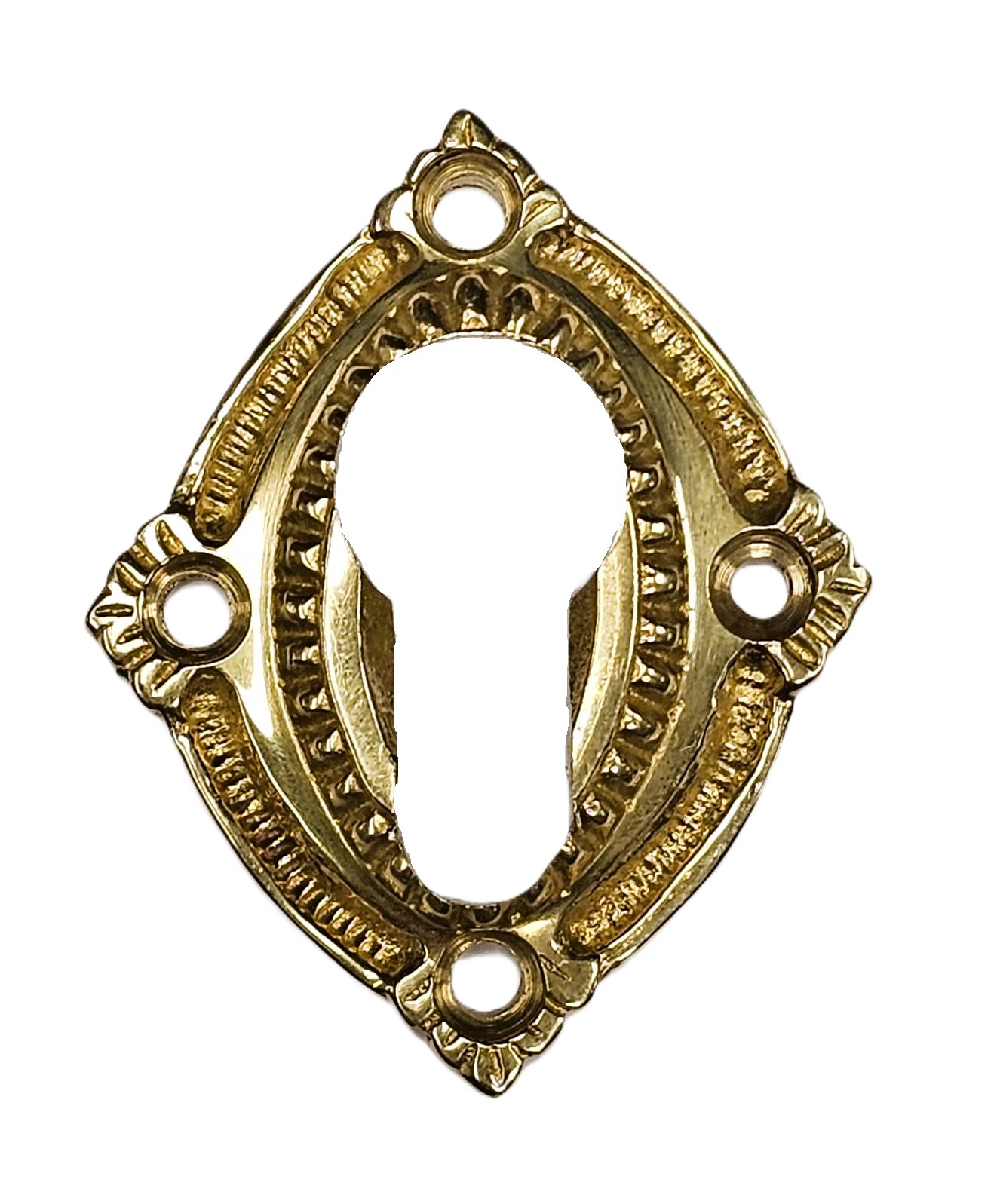 320.0003.35 Rosace de clé - rosette de porte antique, rosace décorative, ferrure de porte