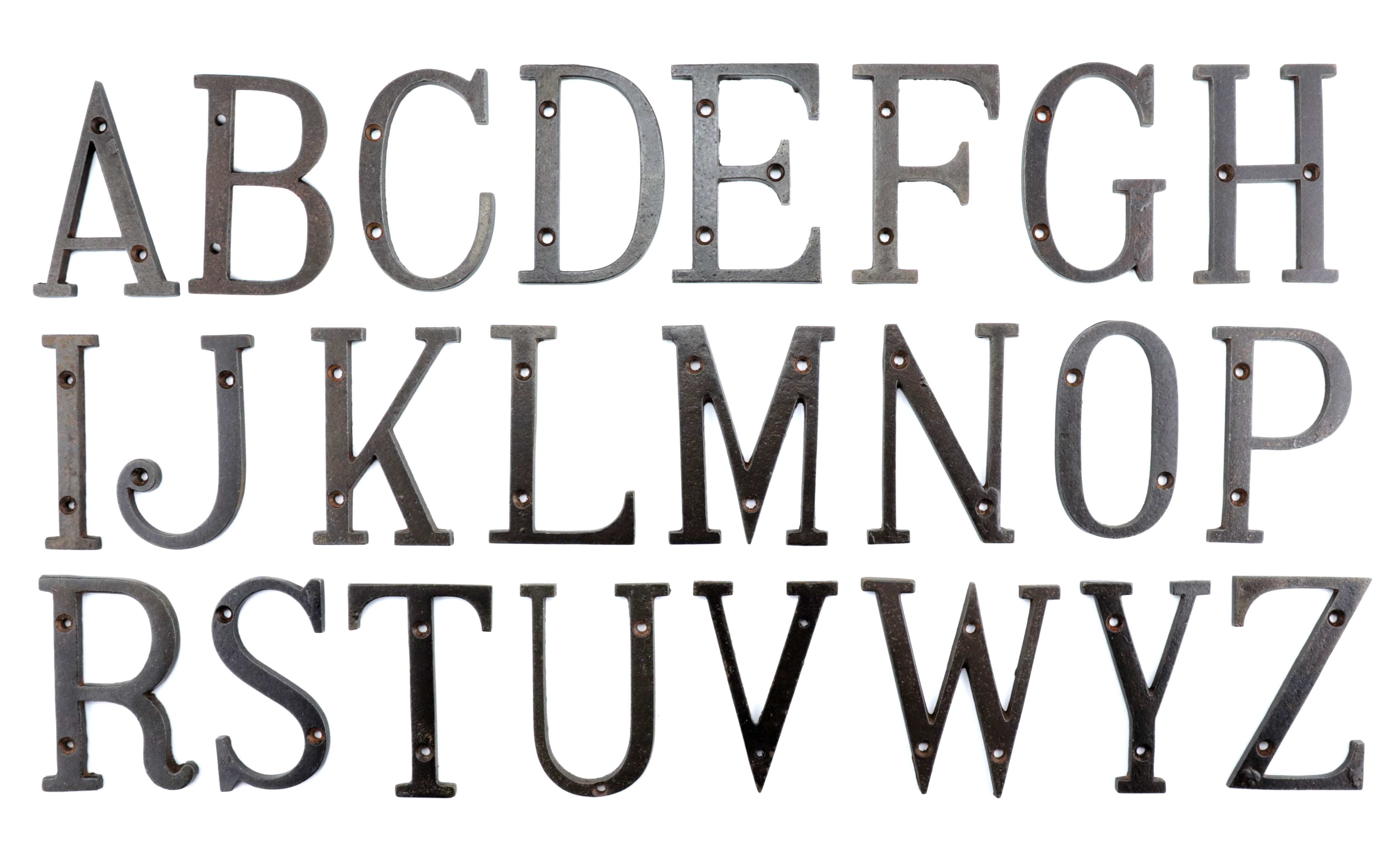630.0004.60 Lettre, fer antique