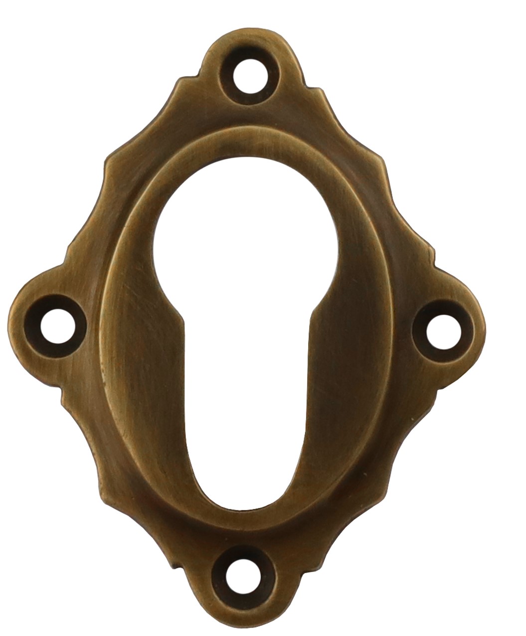 320.0075.45 Rosace de clé - rosette de porte antique, rosace décorative, ferrure de porte