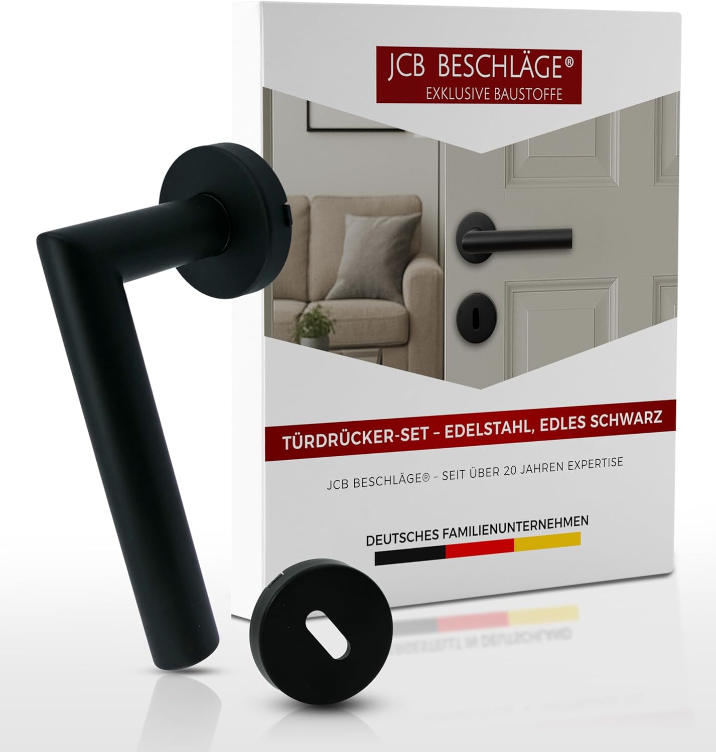 321.0228.10 Poignées de porte avec rosaces laiton nickelé Bauhaus