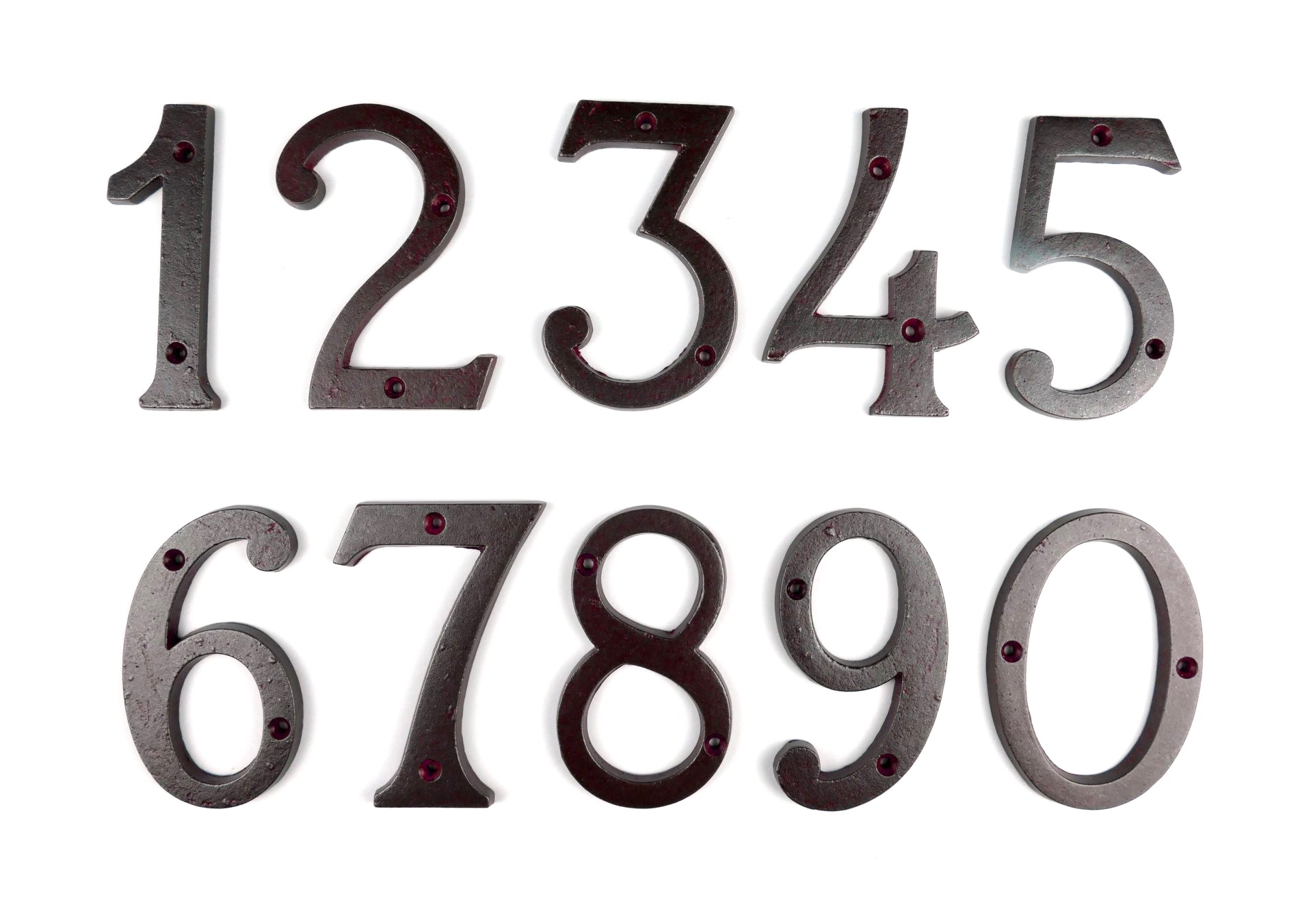 630.0003.60 Numéro de maison numéro de chambre fer antique