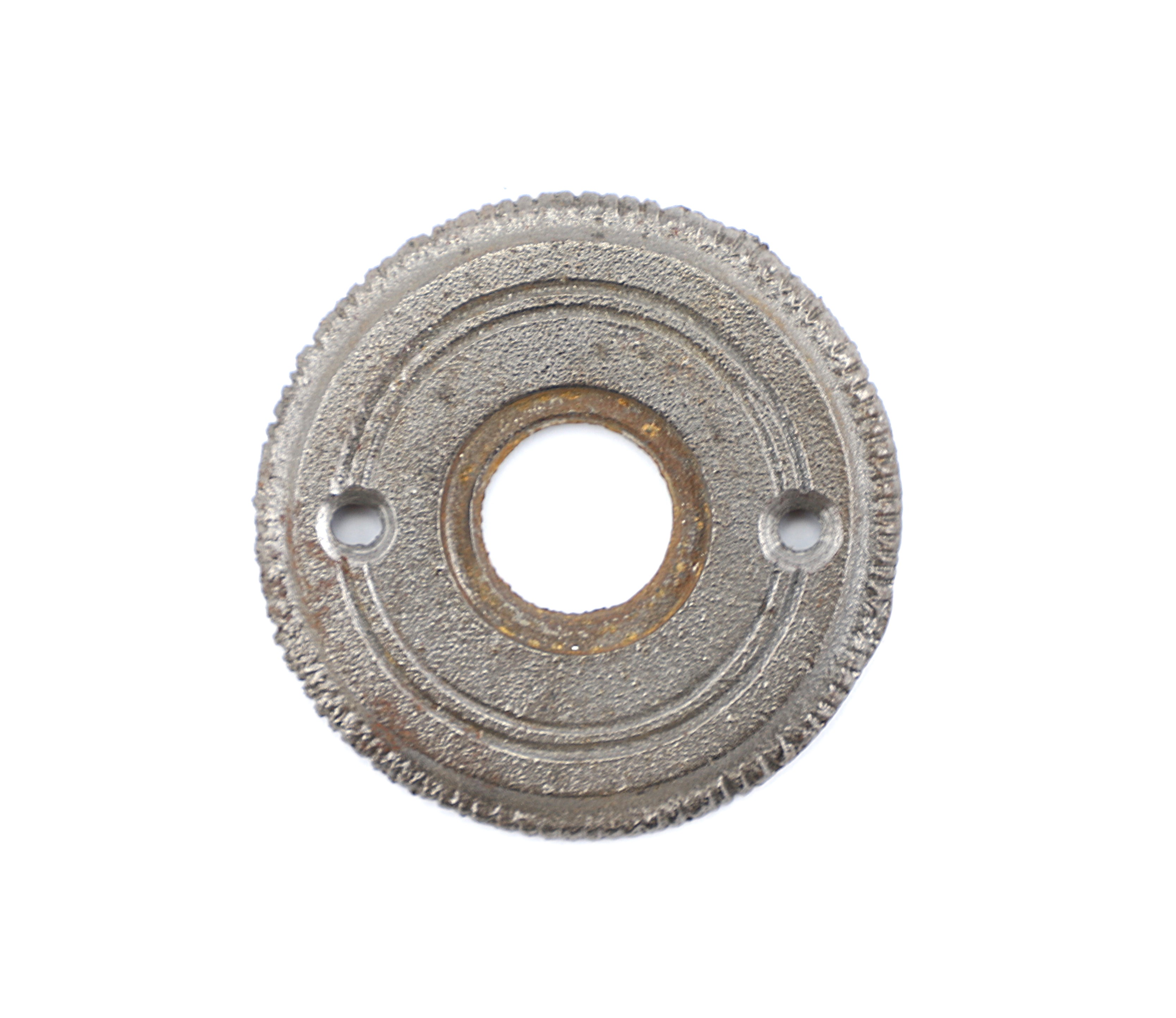 JCB original antique rosette de poignée de porte