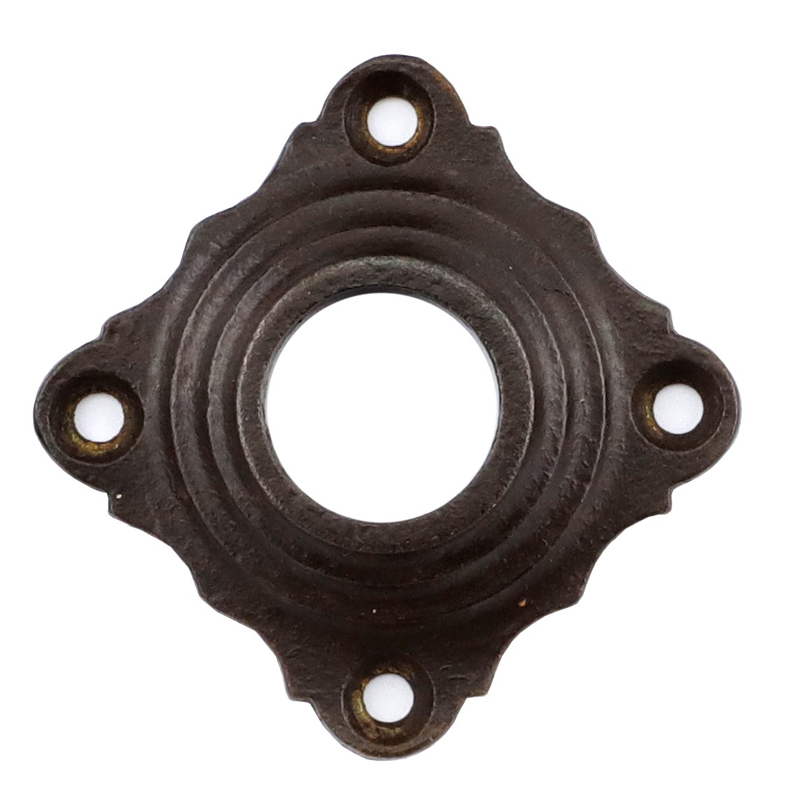 320.0026.60 Rosace de poignée de porte - rosette de porte antique, rosace décorative, ferrure de porte