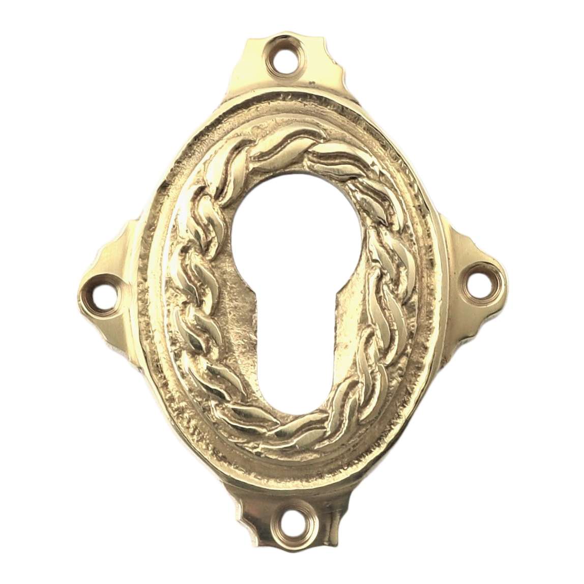 320.0006.35 Rosace de clé - rosette de porte antique, rosace décorative, ferrure de porte