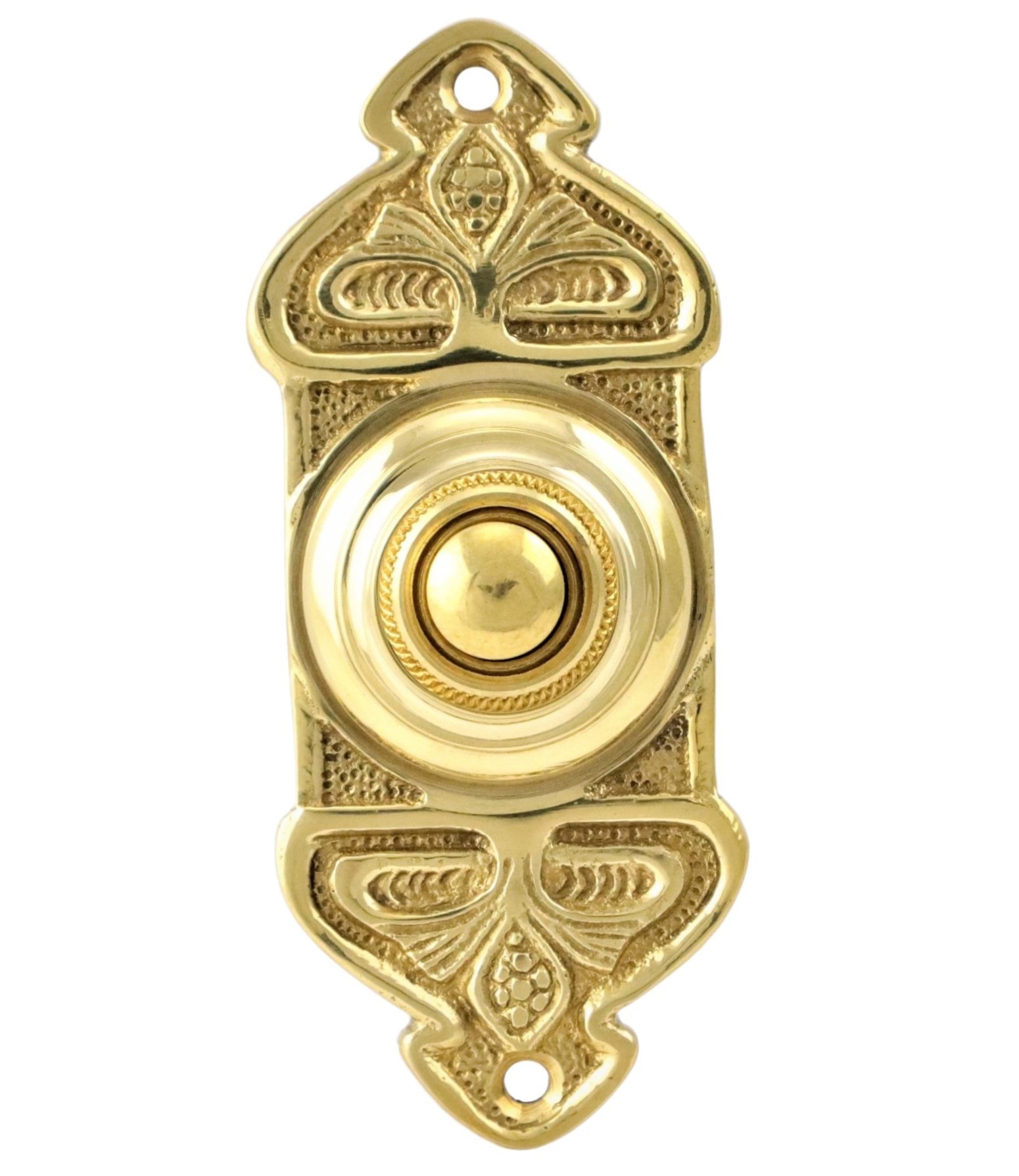 200.0034.35 Sonnette de porte Plaque de sonnette avec 1 bouton de sonnette